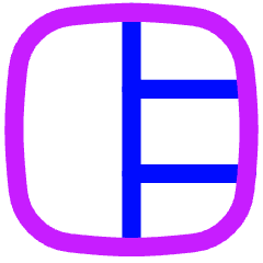 Layout Window 15 Icon from Flex Neon Set