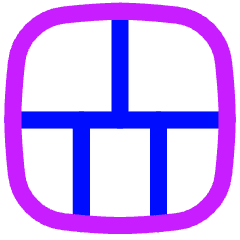 Layout Window 18 Icon from Flex Neon Set