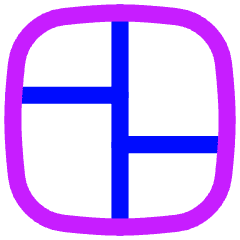 Layout Window 28 Icon from Flex Neon Set