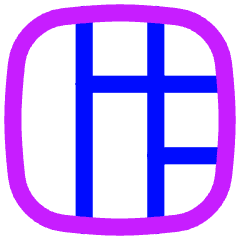 Layout Window 31 Icon from Flex Neon Set