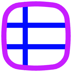 Layout Window 37 Icon from Flex Neon Set