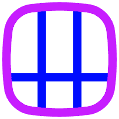 Layout Window 39 Icon from Flex Neon Set