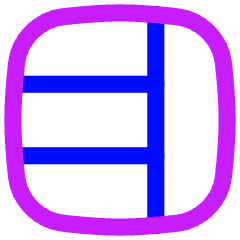 Layout Window 40 Icon from Flex Neon Set