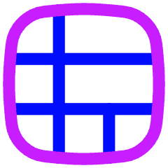 Layout Window 48 Icon from Flex Neon Set