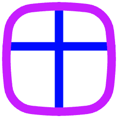 Layout Window 51 Icon from Flex Neon Set