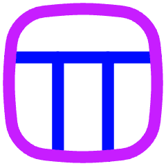 Layout Window 6 Icon from Flex Neon Set