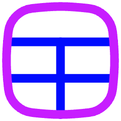 Layout Window 8 Icon from Flex Neon Set