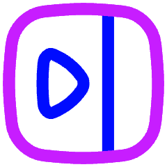 Sidebar Collapses Icon from Flex Neon Set