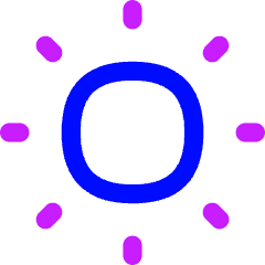 Brightness 1 Icon from Flex Neon Set