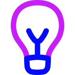 Lightbulb Icon from Flex Neon Set