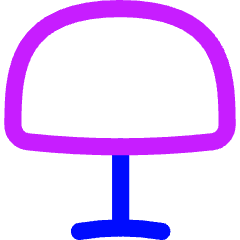 Table Lamp 3 Icon from Flex Neon Set