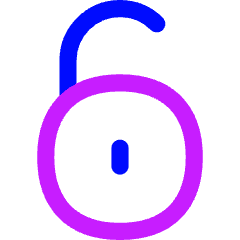 Padlock Circle 2 Icon from Flex Neon Set