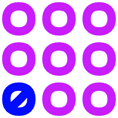Dial Pad Bottom Left Icon from Flex Neon Set