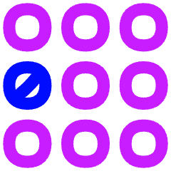 Dial Pad Center Left Icon from Flex Neon Set