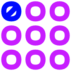 Dial Pad Top Left Icon from Flex Neon Set