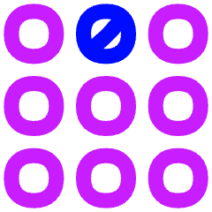 Dial Pad Top Middle Icon from Flex Neon Set