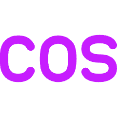 Cosine Icon from Flex Neon Set