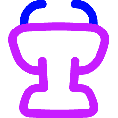 Podium Icon from Flex Neon Set