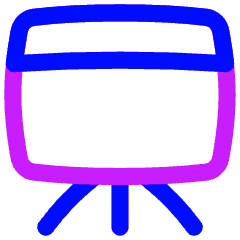 Projector Board Icon from Flex Neon Set