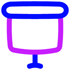 Projector Screen Icon from Flex Neon Set