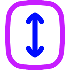 Fit Height Icon from Flex Neon Set