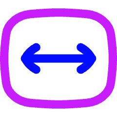 Fit Width Icon from Flex Neon Set