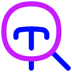 Search Text Icon from Flex Neon Set
