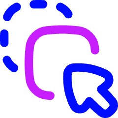 Multi Select Cursor Icon from Flex Neon Set