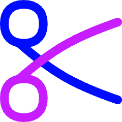 Scissors Icon from Flex Neon Set