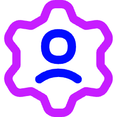 Account Setting Icon from Flex Neon Set