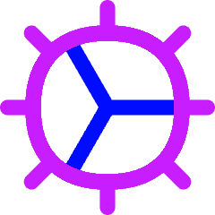 Cog 2 Icon from Flex Neon Set