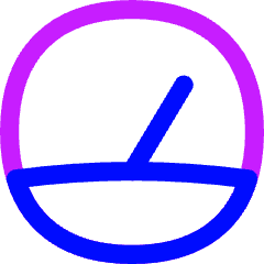 Dashboard Gauge 1 Icon from Flex Neon Set