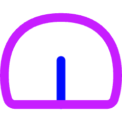 Dashboard Gauge Medium 2 Icon from Flex Neon Set