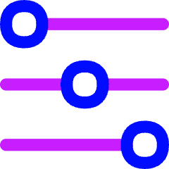 Horizontal Slider 2 Icon from Flex Neon Set