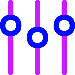 Vertical Slider 2 Icon from Flex Neon Set