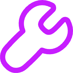 Wrench Icon from Flex Neon Set