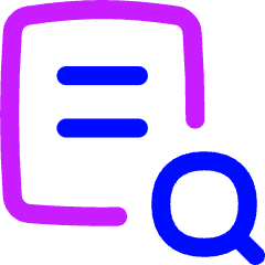 Zoom Document Icon from Flex Neon Set