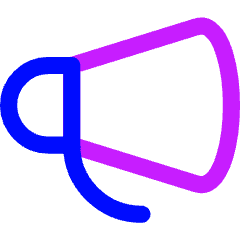 Megaphone 2 Icon from Flex Neon Set