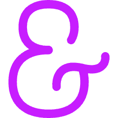 Ampersand Icon from Flex Neon Set
