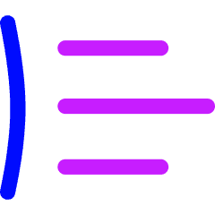 Blockquote Icon from Flex Neon Set