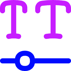 Font Variable Icon from Flex Neon Set