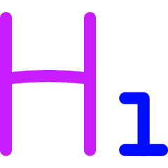 Heading 1 Paragraph Styles Heading Icon from Flex Neon Set