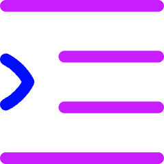Increase Indent Icon from Flex Neon Set