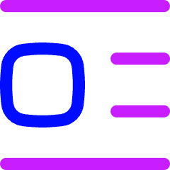 Insert Center Left 1 Icon from Flex Neon Set