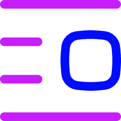 Insert Center Right 1 Icon from Flex Neon Set