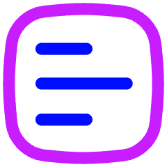 List Icon from Flex Neon Set