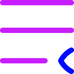 Paragraph Indent Last Line Icon from Flex Neon Set