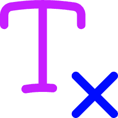 Remove Text Formatting Sentence Icon from Flex Neon Set