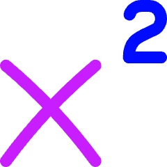 Superscript 1 Icon from Flex Neon Set