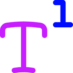 Superscript 2 Icon from Flex Neon Set